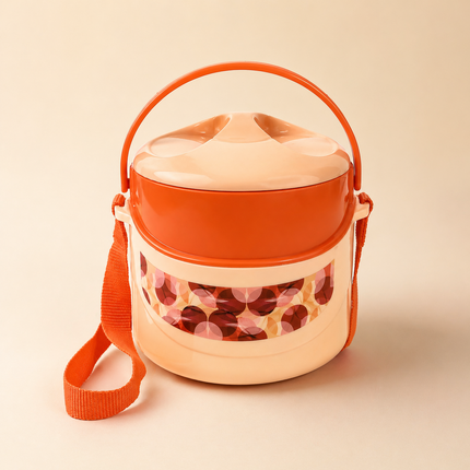 TRENDY Insulated Inner Steel 2 PCS Lunch Box