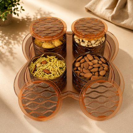 Wave Serving Set 4 pcs