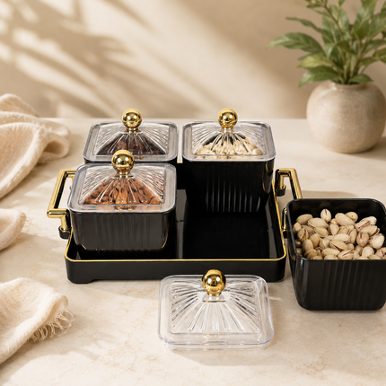 Santino Opaque Serving Set (4 Pcs)