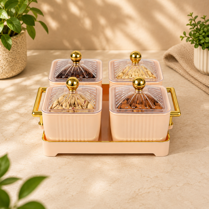 Santino Opaque Serving Set (4 Pcs)