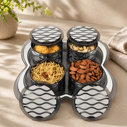 Wave Serving Set 4 pcs